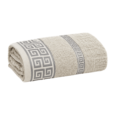 Odella Greek Bath Sheet – Grey 90 x 150cm - Thumbnail 2
