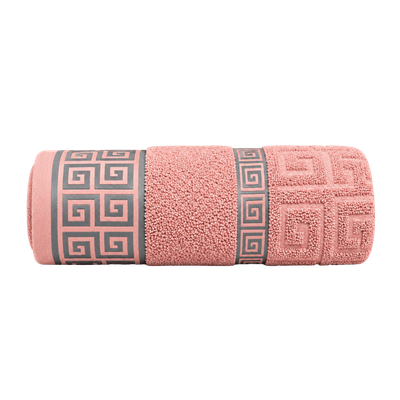 Odella Greek Bath Sheet – Pink 90 x 150cm - Thumbnail 2