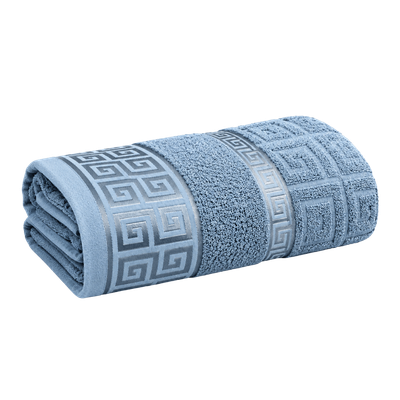 Odella Greek Bath Sheet – Denim Blue 90 x 150cm