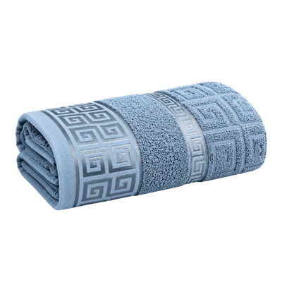 Odella Greek Bath Sheet – Denim Blue 90 x 150cm - Thumbnail 2
