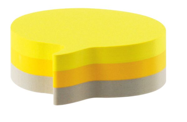 Post-It 2007SP note paper Other Grey, Yellow 1 sheets Self-adhesive