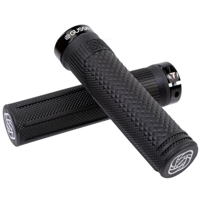 Gusset S2 Lock-On Grips - Black - Image 1