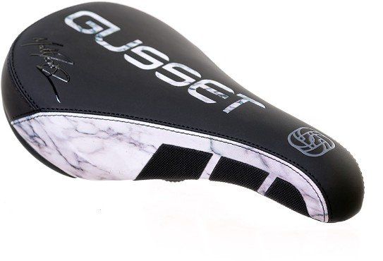 Gusset S2 DJ Saddle - Grey Marble - Image 1