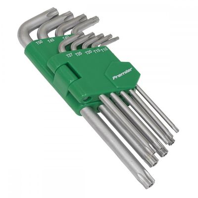 Sealey 9 Piece Long Security Torx Allen Key Set