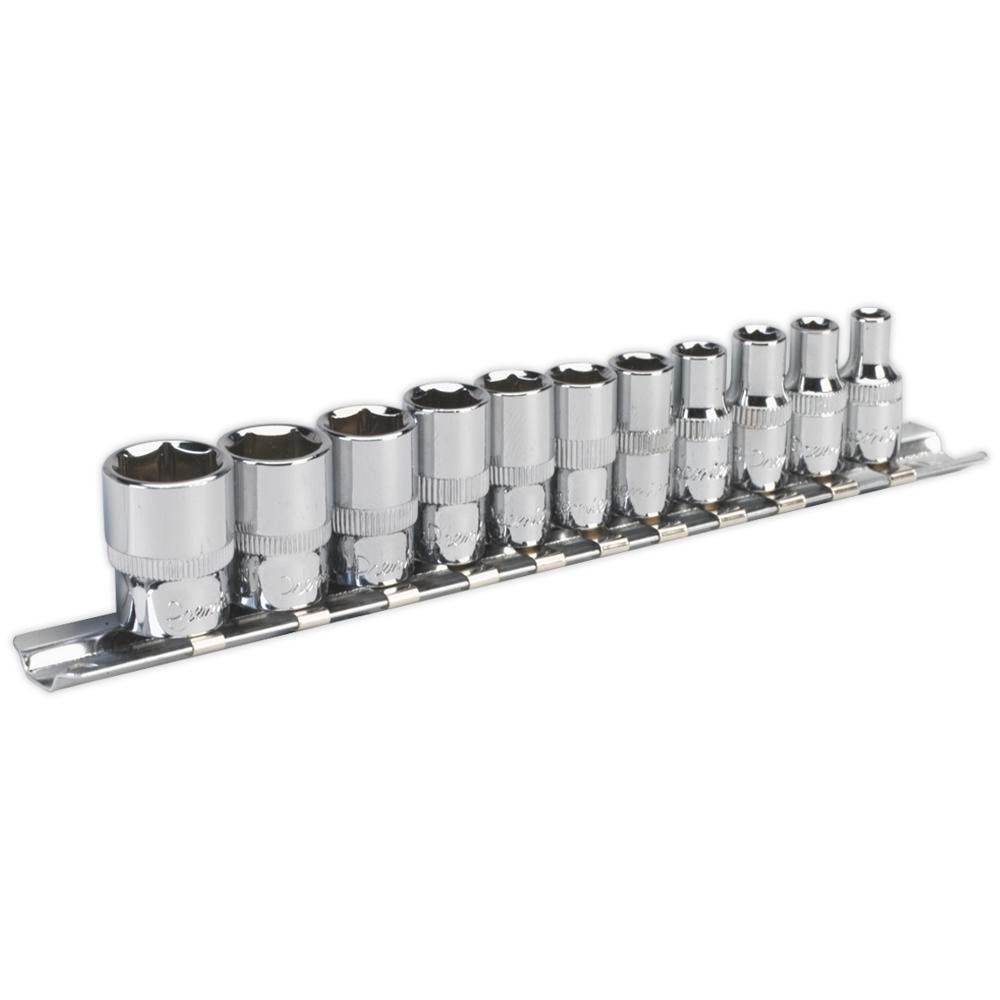 Sealey AK2670 Socket Set 11Pc 1/4inSq Drive Walldrive® - Imperial - Image 1
