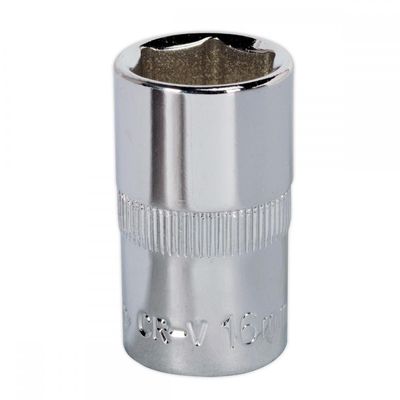 Sealey 1/2" Drive Hexagon WallDrive Socket Metric 1/2" 16mm