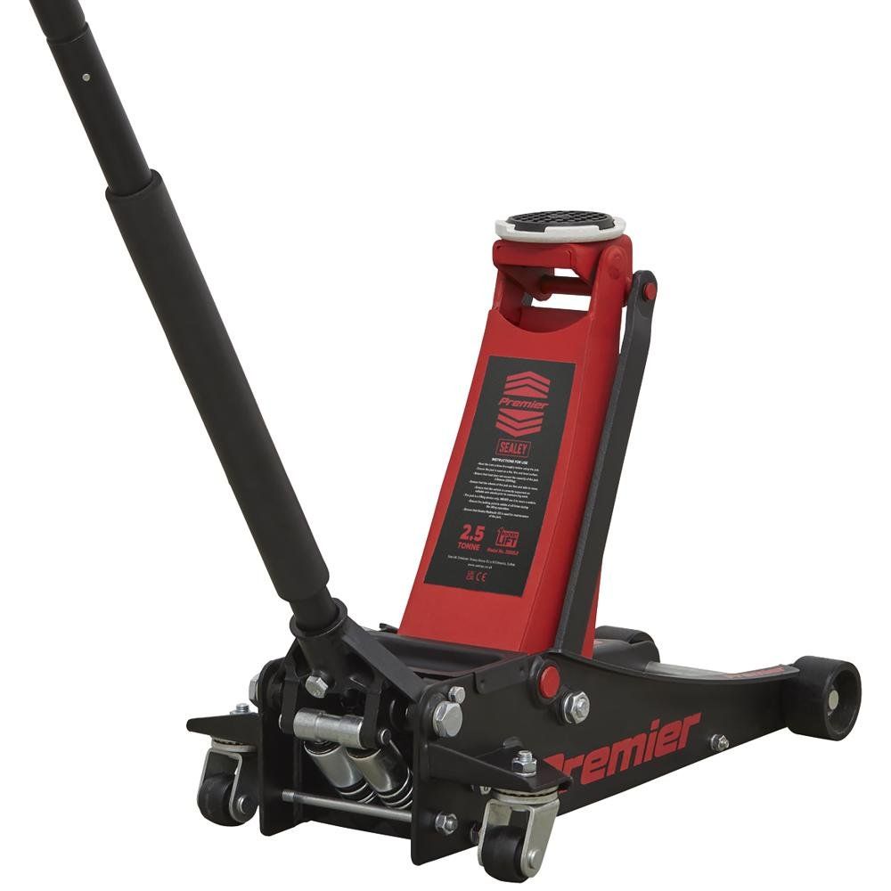 Sealey 2500LE Yankee Low Entry Trolley Jack 2.5 Tonne - Image 1