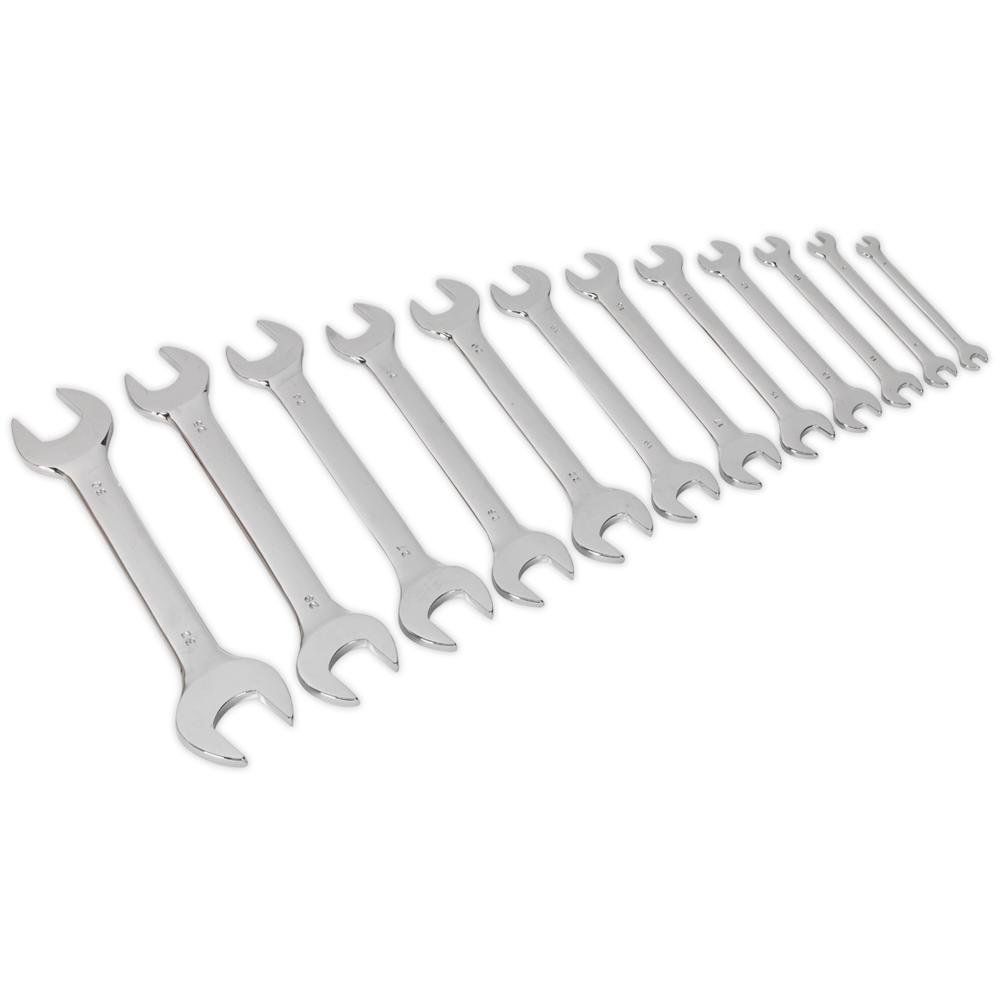 Siegen 12 Piece Double Open End Spanner Set Metric - Image 1