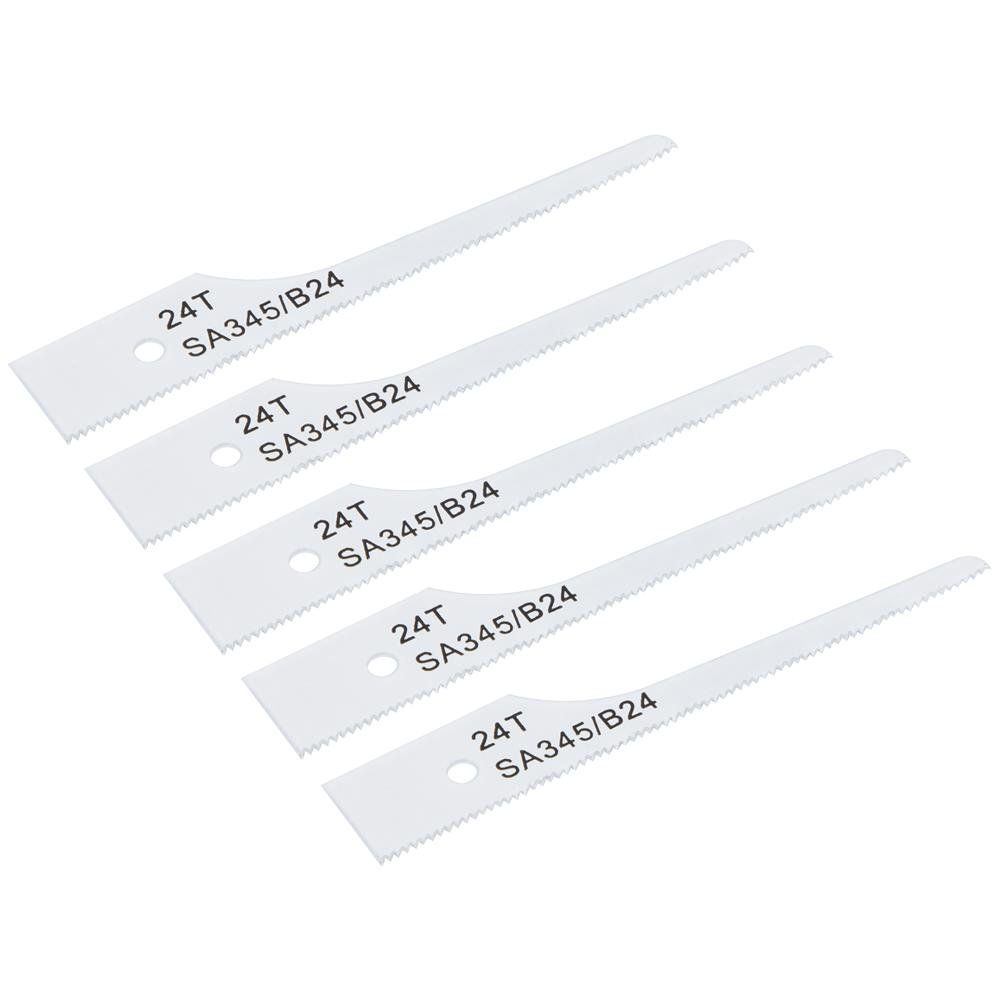 Sealey 24TPI Air Saw Blades for SA345 Pack of 5 - Image 1