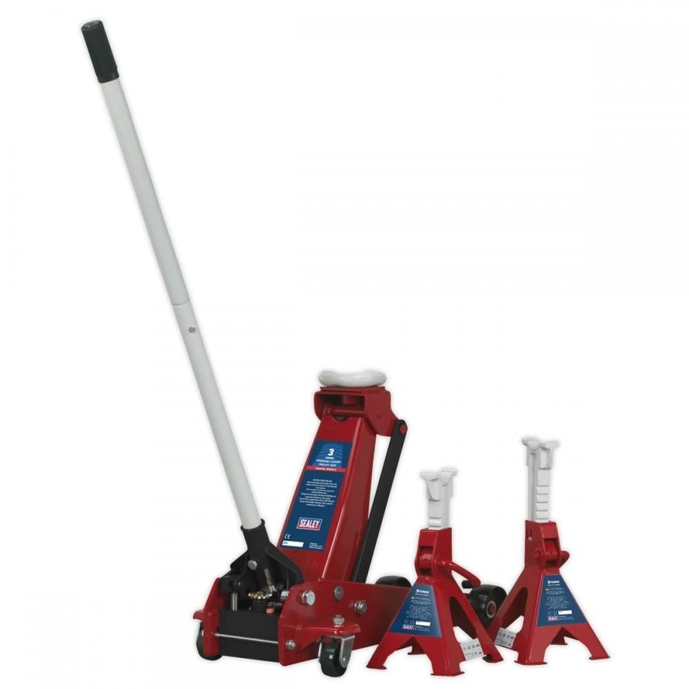 Sealey 3010CX Heavy Duty Yankee Trolley Jack 3 Tonne - Image 1