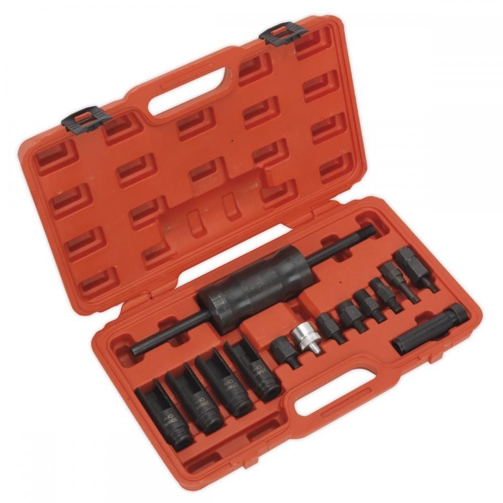 Sealey 14 Piece Diesel Injector Puller Set - Image 1