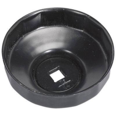 Sealey 14 Flute Oil Filter Cap Wrench for BMW, Mercedes and Porsche 3/8" 76mm