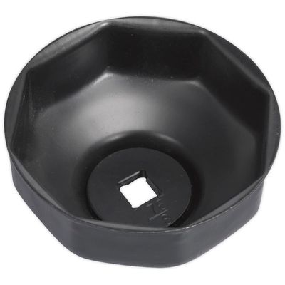 Sealey 8 Flute Oil Filter Cap Wrench for Fiat, Lancia and Moto Guzzi 3/8" 76mm