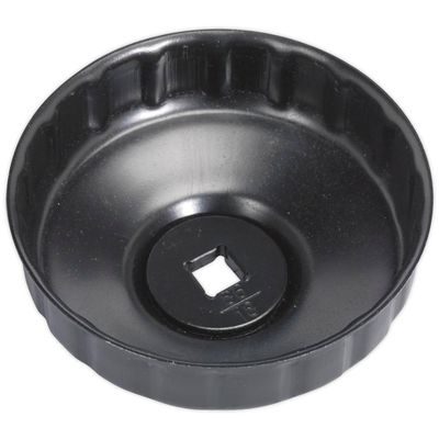 Sealey 18 Flute Low Profile Oil Filter Cap Wrench 3/8" 86mm