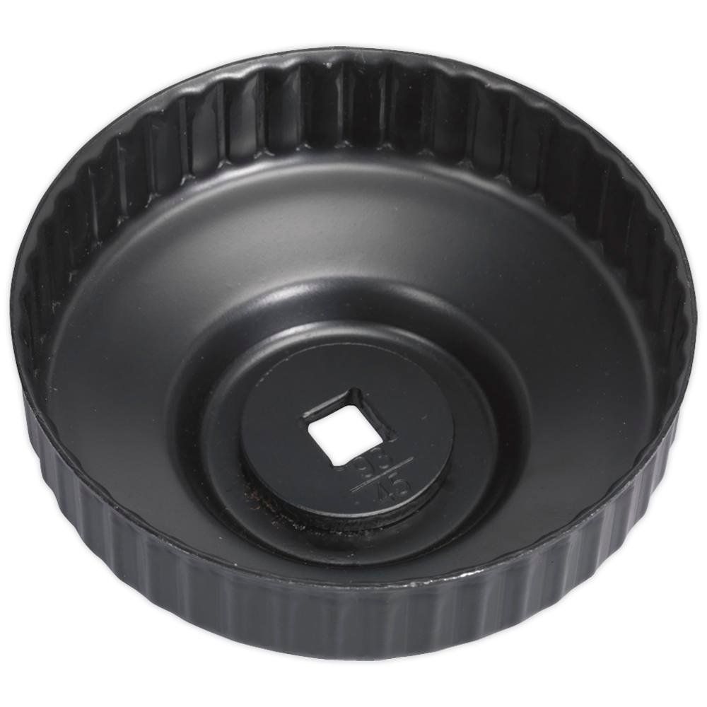 Sealey 45 Flute Oil Filter Cap Wrench for VW and Audi Vehicles 3/8" 93mm - Image 1