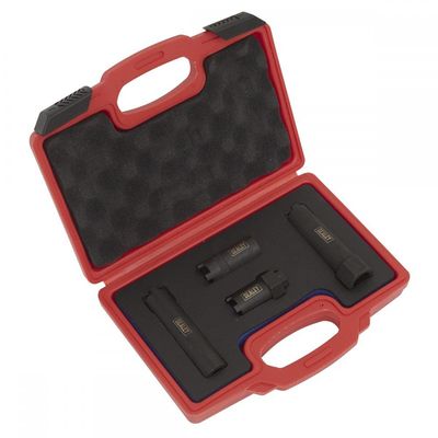 Sealey 4 Piece 1/2" Drive HGV Diesel Injector Socket Set