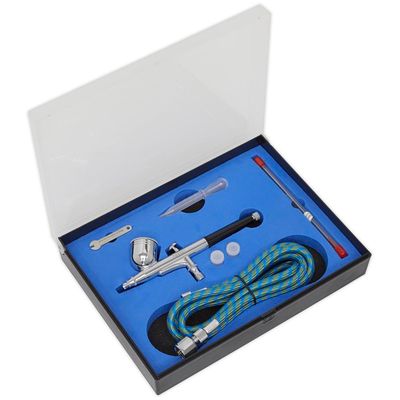 Sealey AB9321 Air Brush Kit Gravity Feed