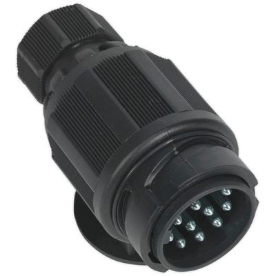 Sealey 13 Pin Twin Inlet Euro Towing Plug Plastic 12v