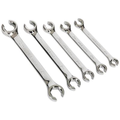Sealey AK2651 Flare Nut Spanner Set 5Pc Metric