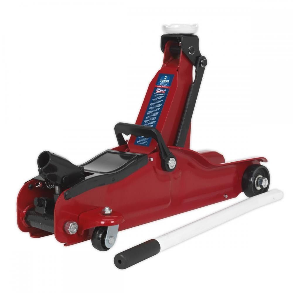 Sealey 1050CXLE Yankee Low Entry Short Chassis Trolley Jack 2 Tonne - Image 1