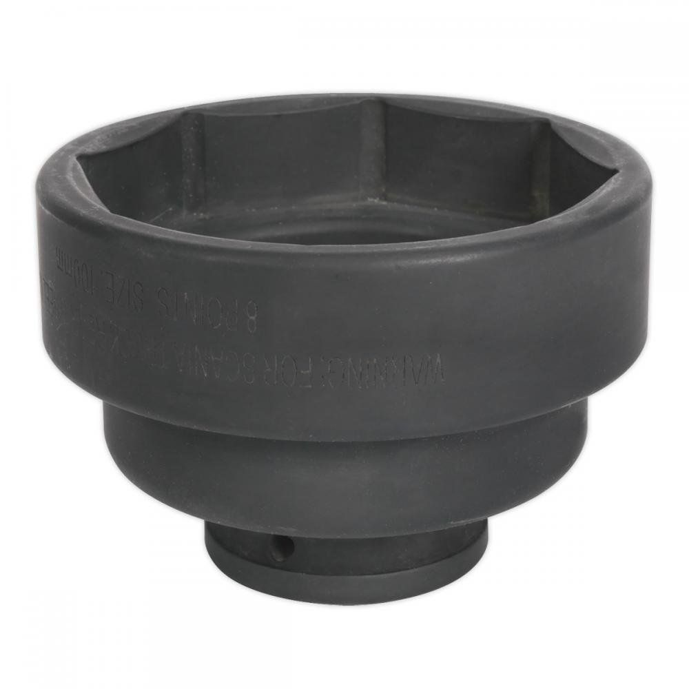 Sealey 3/4" Drive Octagon Rear Hub Nut Socket for Scania Vehicles 3/4" 100mm - Image 1