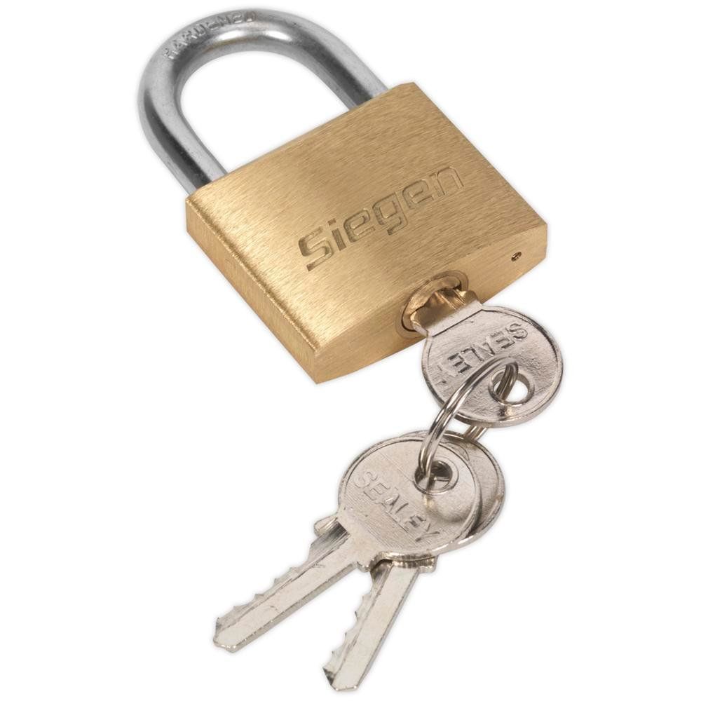 Siegen Brass Padlock 40mm Standard - Image 1