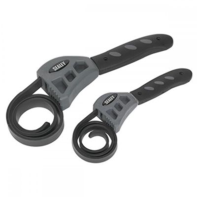 Sealey 2 Piece Strap Wrench Set