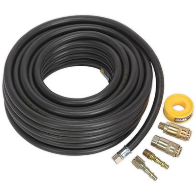 Sealey AHK01 Air Hose Kit 15M X Ø8Mm With Connectors