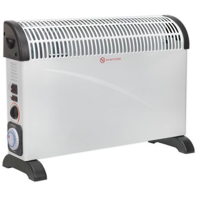 Sealey CD2005TT Electric Turbo Fan Convector Heater with Timer 240v
