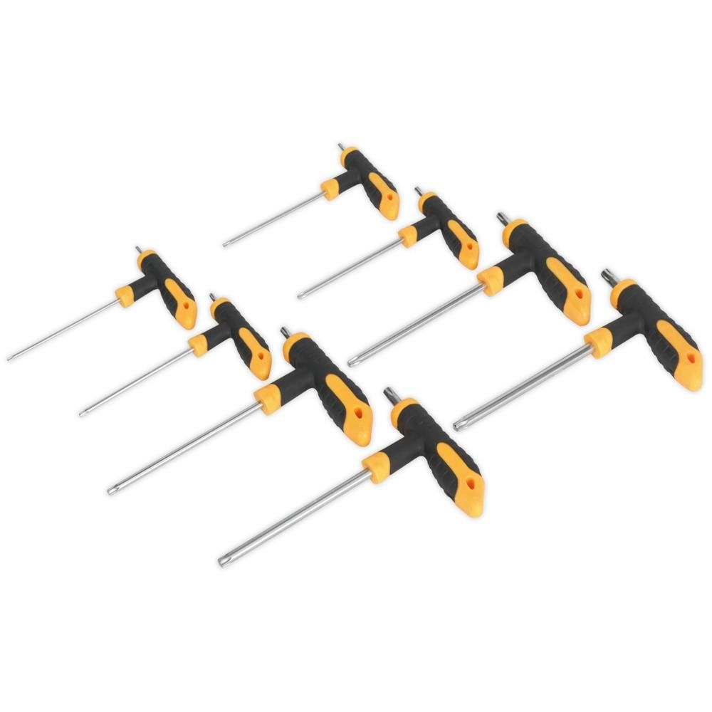 Siegen 8 Piece T Handle Torx Key Set - Image 1