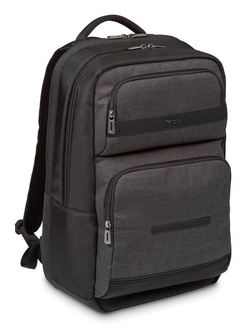 Targus CitySmart backpack Casual backpack Black, Grey Faux leather, Polyurethane (PU) - Image 1