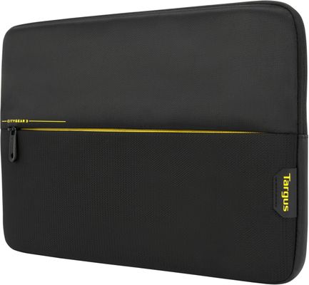 Targus CityGear 3 39.6 cm (15.6") Sleeve case Black Yellow
