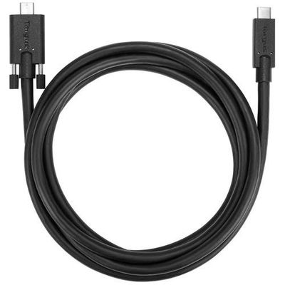 Targus ACC1122GLX USB cable 1.8 m USB 3.2 Gen 1 (3.1 Gen 1) USB C Blac