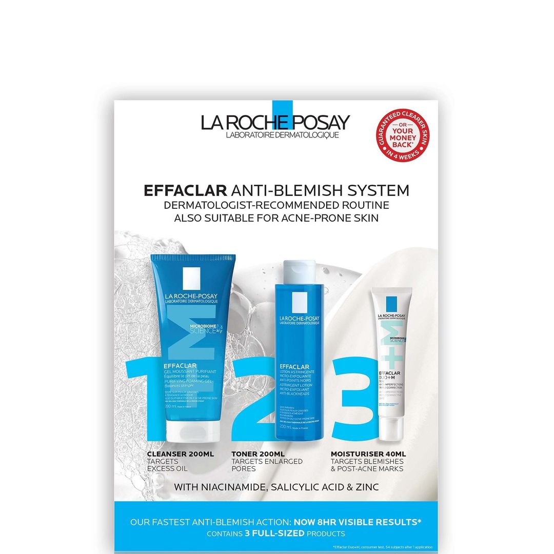 La Roche-Posay Effaclar 3-Step Anti Blemish System 440ml - Image 1