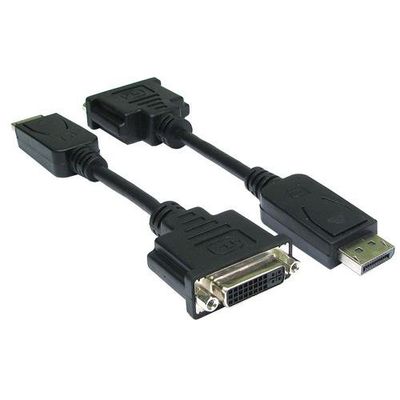 Cables Direct DisplayPort - DVI Black