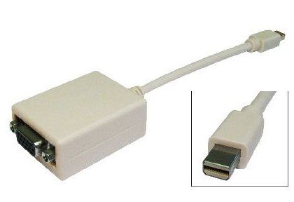 Cables Direct Mini Display Port - VGA m/f 0.15 m VGA (D-Sub) Mini DisplayPort Beige