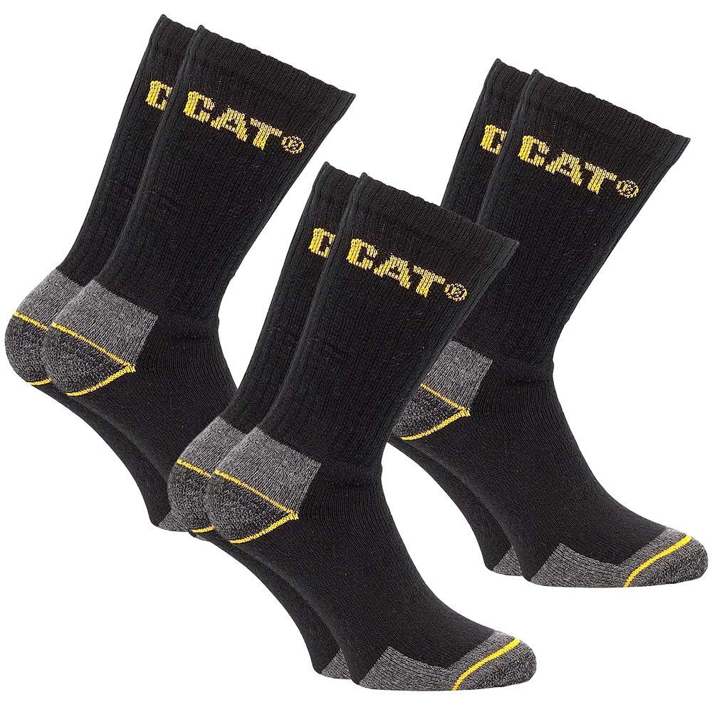 Caterpillar Crew Work Sock 3 Pair Pack 6 - 11 - Image 1