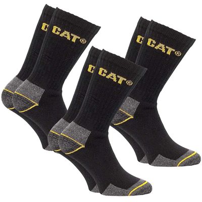 Caterpillar Crew Work Sock 3 Pair Pack 6 - 11