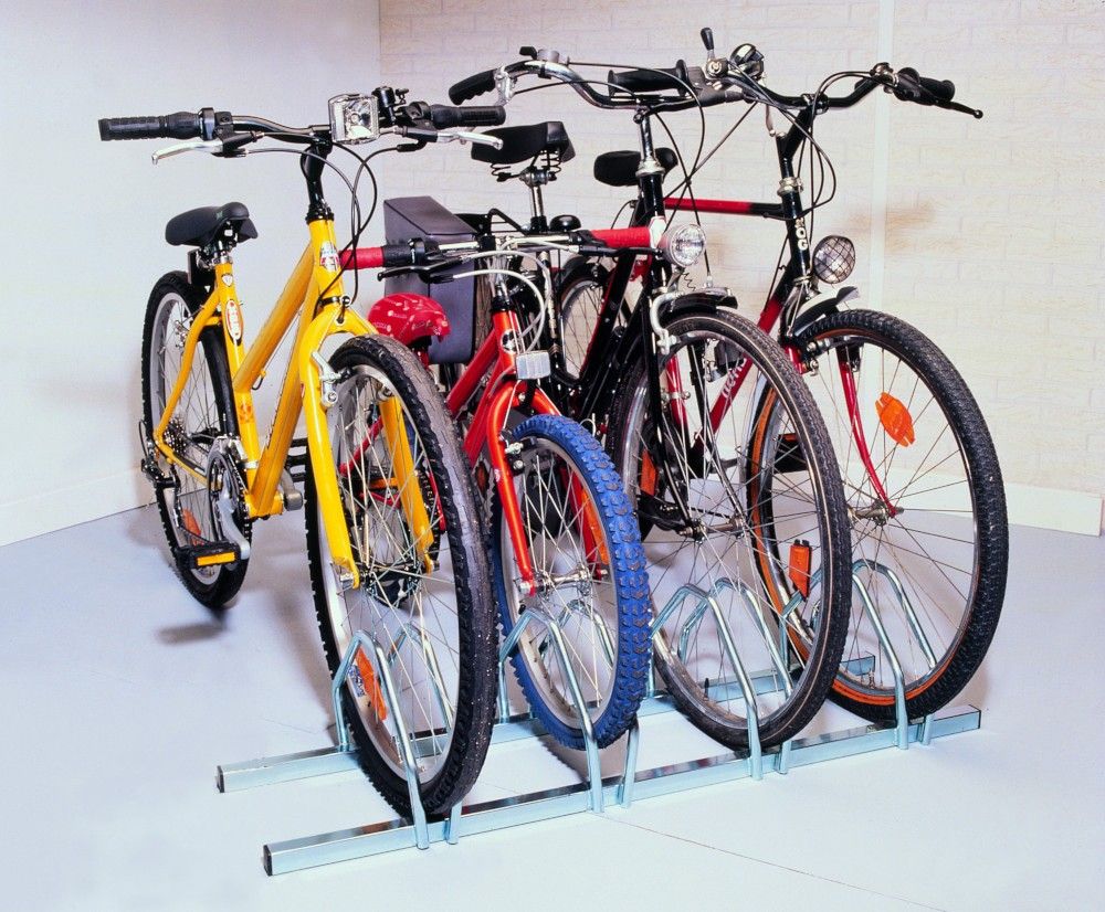Cycle Rack 4-Bike Capacity Aluminium 309714 - Image 1