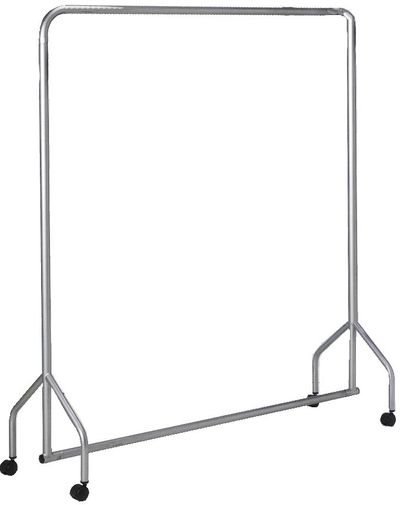 Garment Hanging Rail Silver L1830xH1730xD500mm 316937