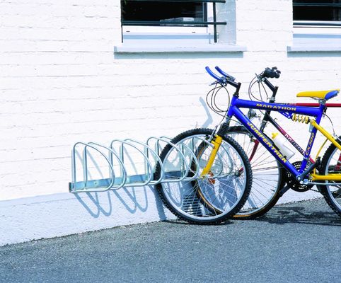 VFM Aluminium Wall/Floor Mounted 4-Bike Cycle Rack 320080