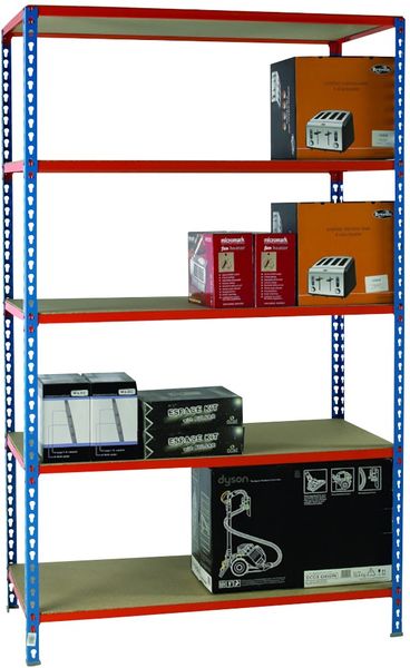 Standard Duty Painted Orange Shelf Unit Blue 378985