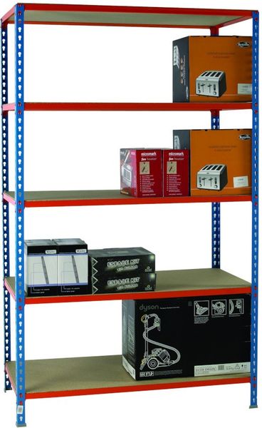 Standard Duty Painted Orange Shelf Unit Blue 378986