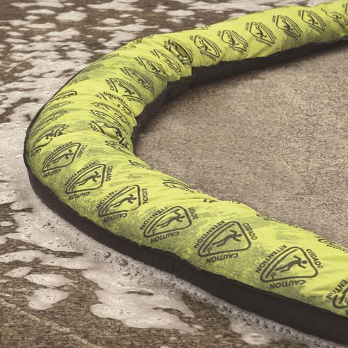 Water Activated Flood Barrier Yellow 100x210mmx3m 415366 - Image 1