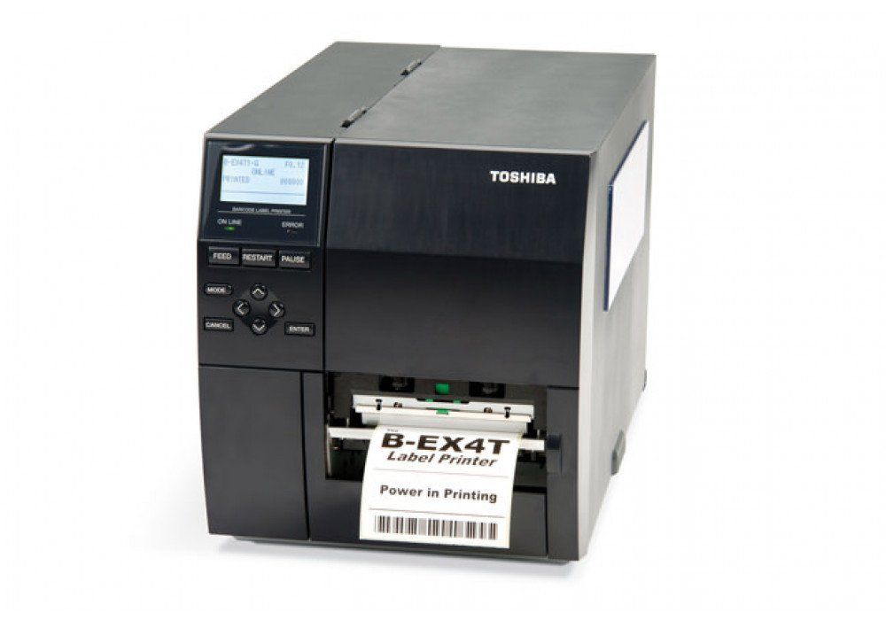 Toshiba EX4T1 300dpi 4inch Wide Industrial Label Printer - Image 1