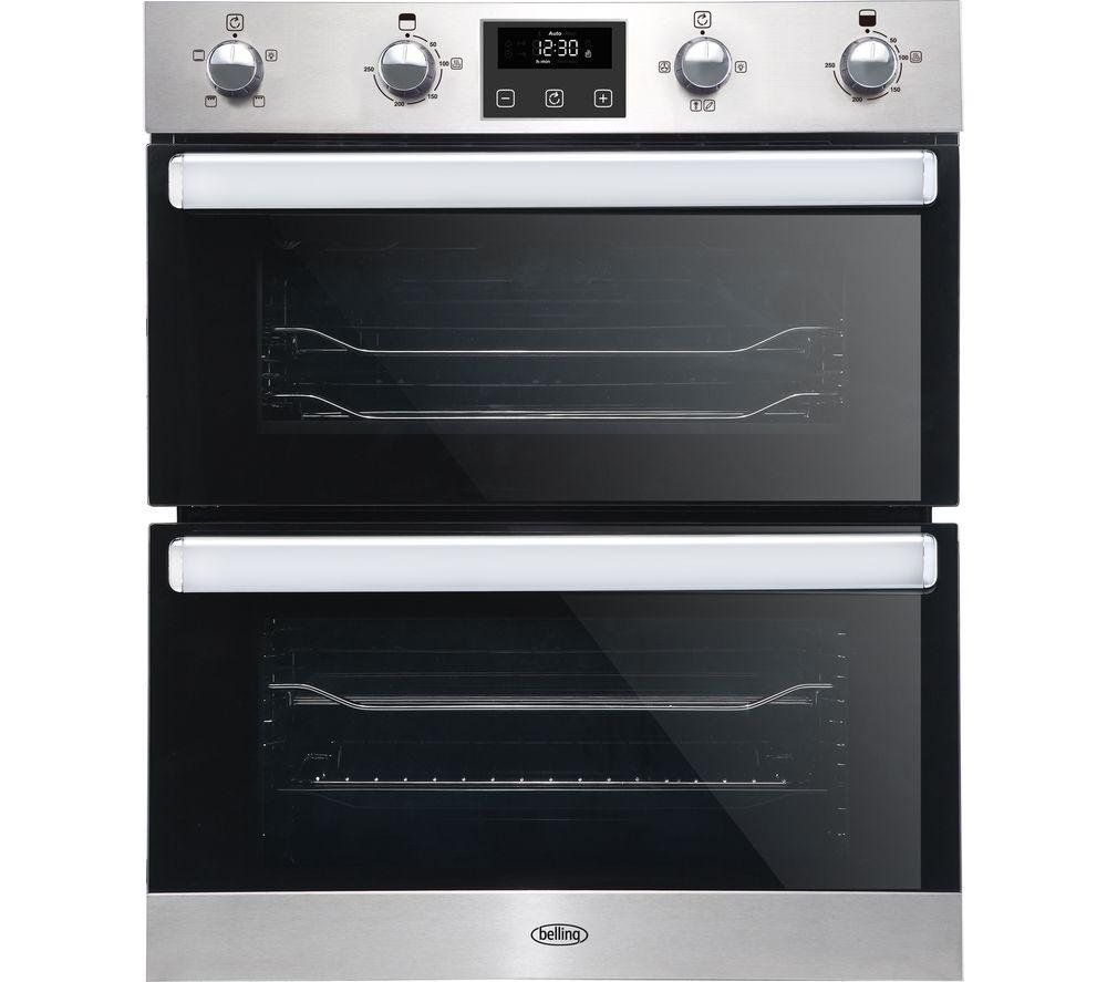 BELLING BI702FPCT Electric Built-under Double Smart Oven - Stainless Steel, Stainless Steel - Image 1