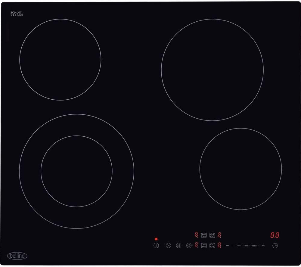 BELLING CH602T 59 cm Electric Ceramic Hob - Black, Black - Image 1
