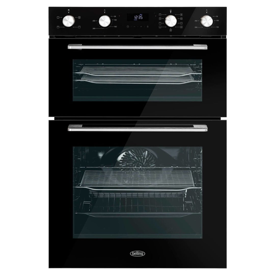 Belling 444411403 ComfortCook Electric Built In Double Oven - Black - Image 1