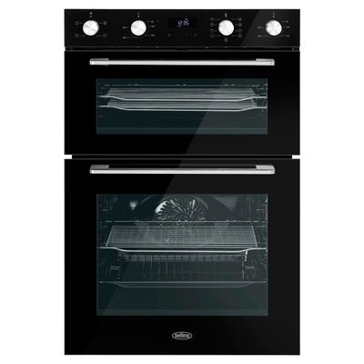 Belling 444411403 ComfortCook Electric Built In Double Oven - Black