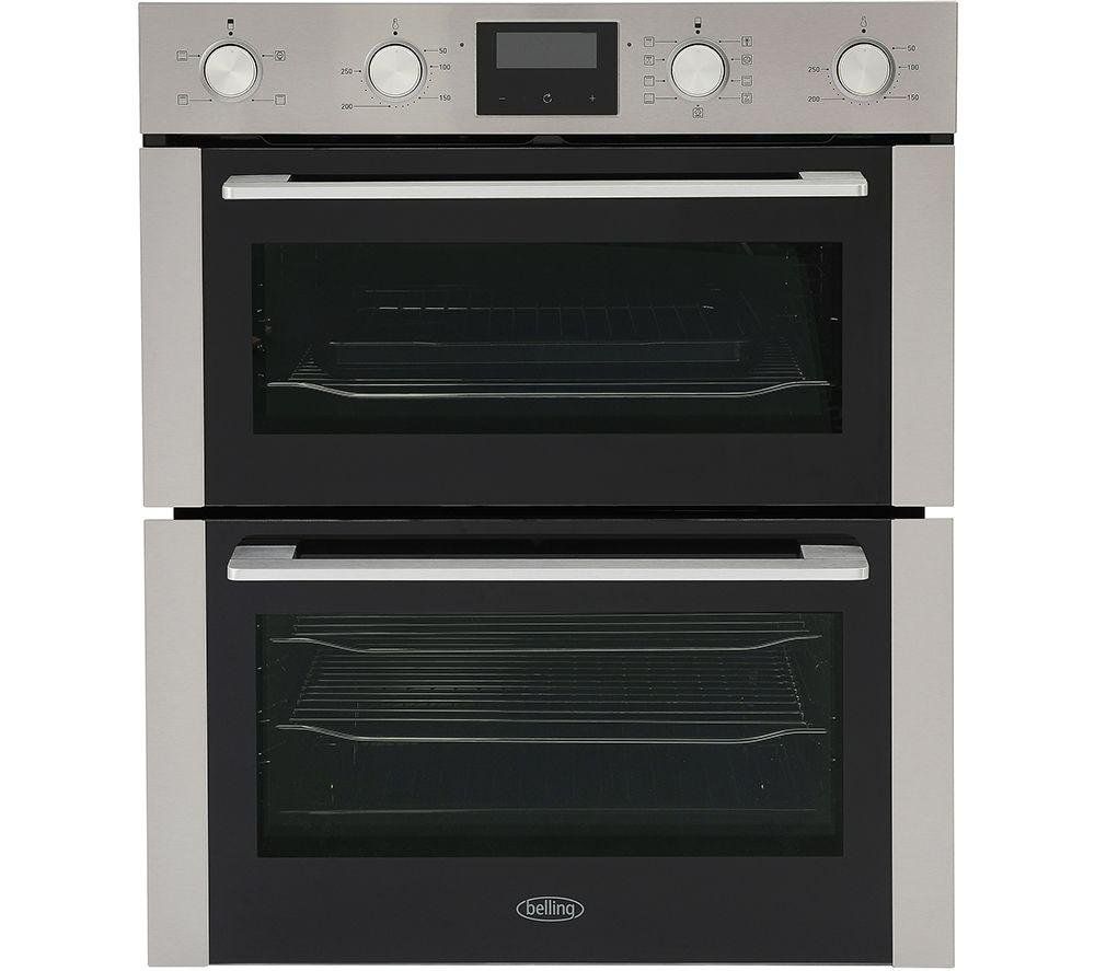 BELLING BEL BI703MFC Electric Double Oven - Stainless Steel, Stainless Steel - Image 1